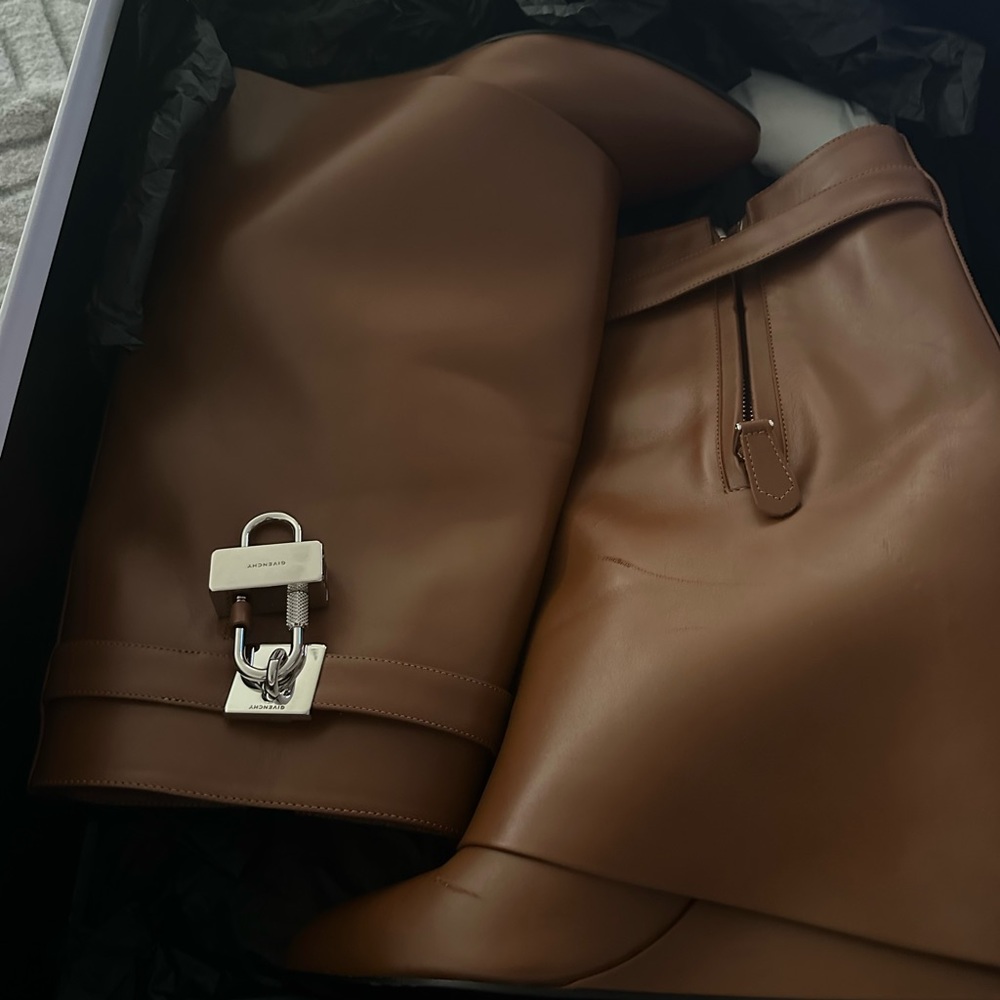 Givenchy Shark Lock Ankle Boots